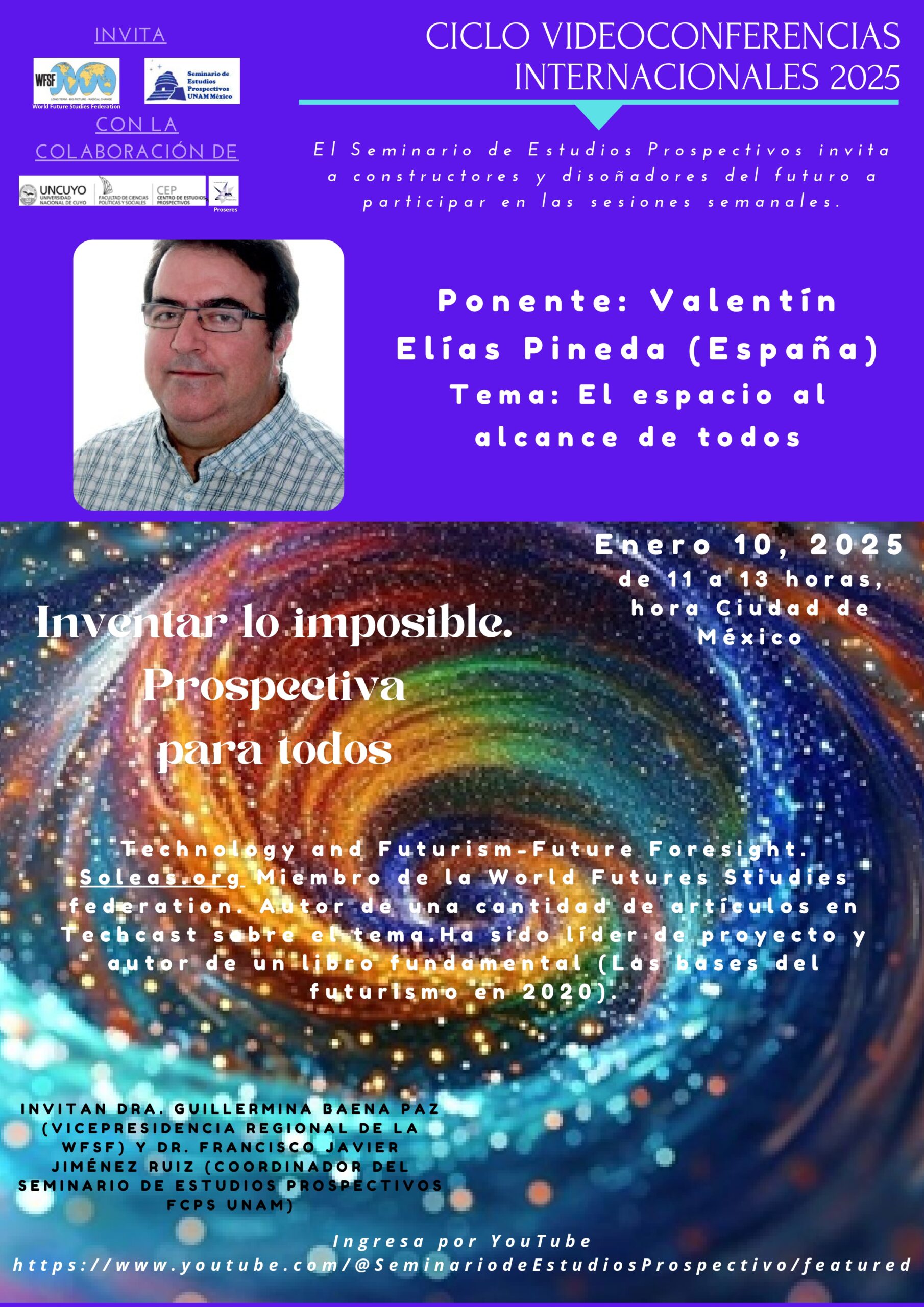 El Seminario de Estudios Prospectivos inicia sus videoconferencias