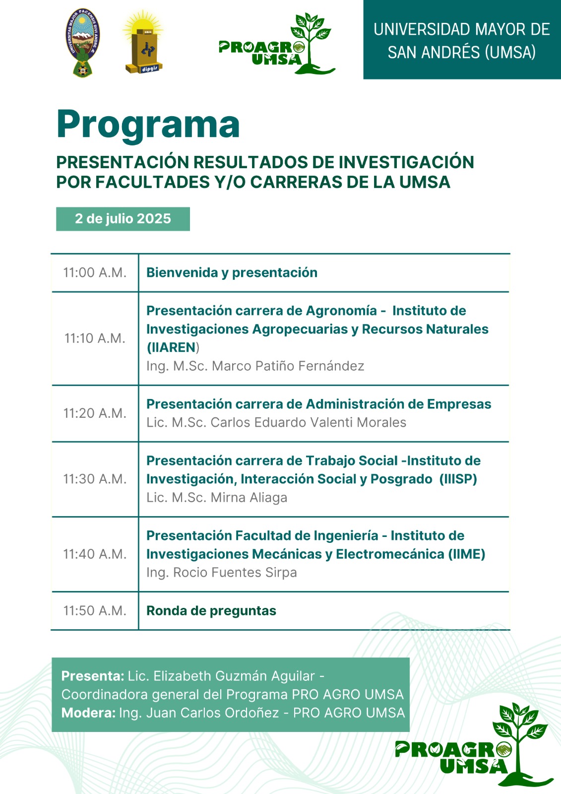 Agenda-bolivia