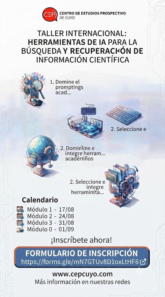 Academia CEP lanza un taller sobre IA aplicada a la prospectiva