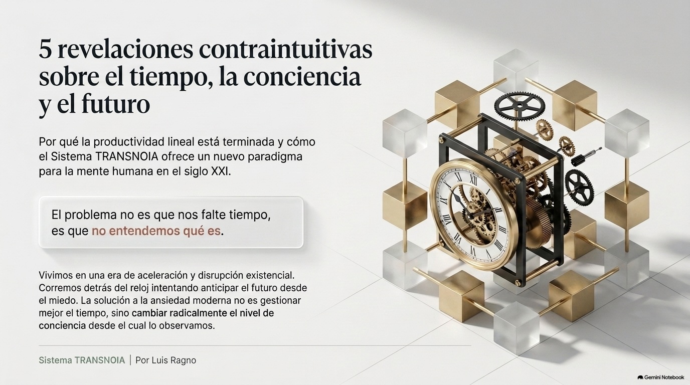 TRANSNOIA: cinco revelaciones para repensar el tiempo, la conciencia y la construcción del futuro